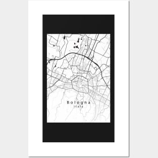 Bologna Italy City Map Posters and Art